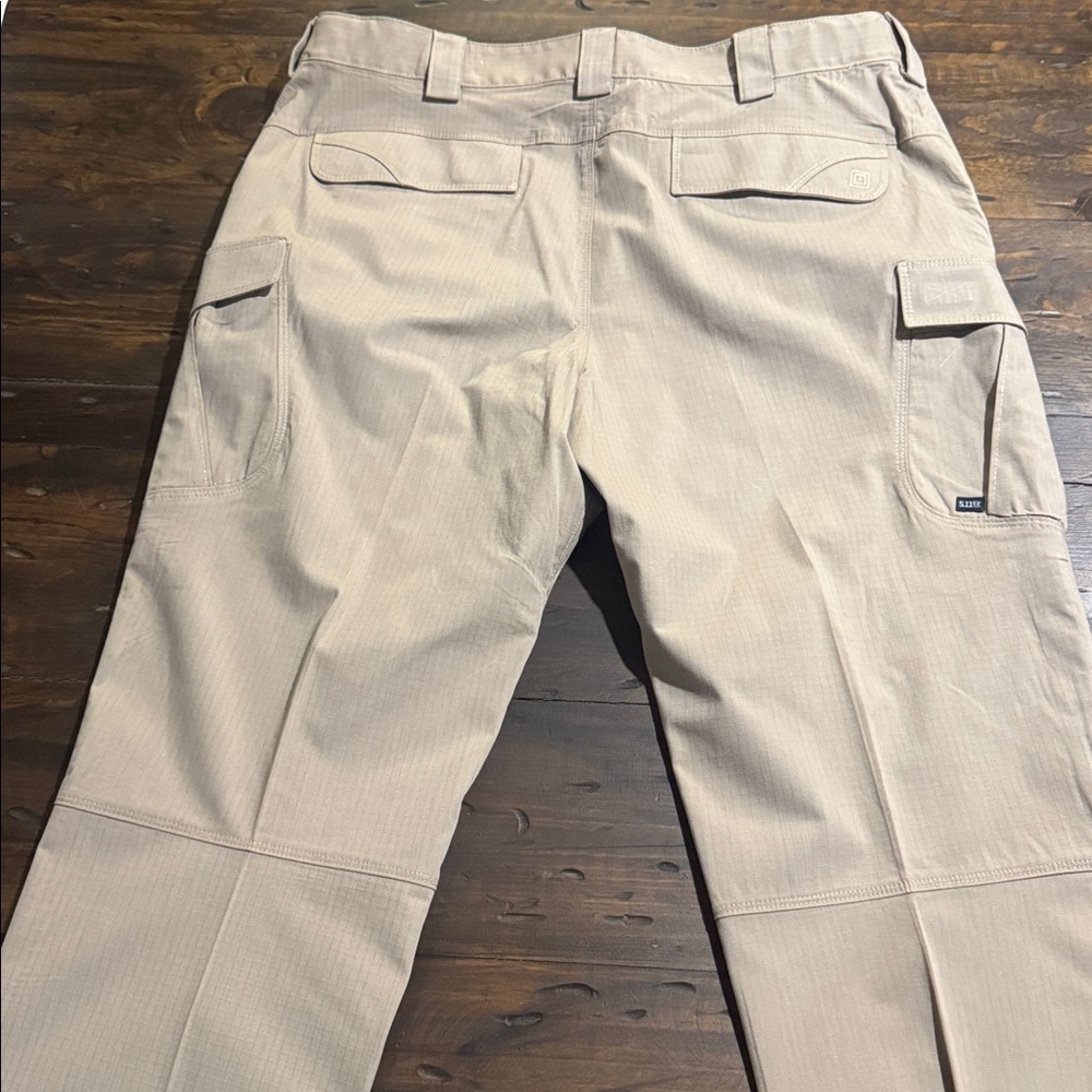 5.11 Tactical Khaki Men's Tan Cargo Pants-Size:  42x34 - Picture 4 of 9